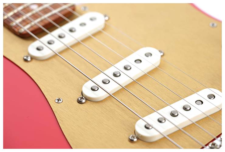 Fender Custom Shop American Custom Stratocaster Faded Fiesta Red Roasted Maple Fingerboard guitarguitar Spec #XN17225 Fender Custom Shop American Custom Stratocaster Faded Fiesta Red Roasted Maple Fingerboard guitarguitar Spec #XN17225