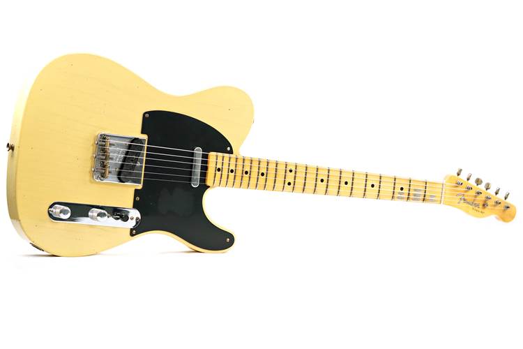 Fender Custom Shop 1950 Double Esquire Journeyman Relic Faded Nocaster Blonde guitarguitar spec #R126762 Fender Custom Shop 1950 Double Esquire Journeyman Relic Faded Nocaster Blonde guitarguitar spec #R126762