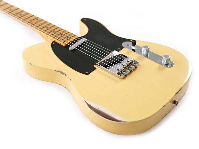 Fender Custom Shop 1950 Double Esquire Relic Faded Nocaster Blonde #R135122 Fender Custom Shop 1950 Double Esquire Relic Faded Nocaster Blonde #R135122