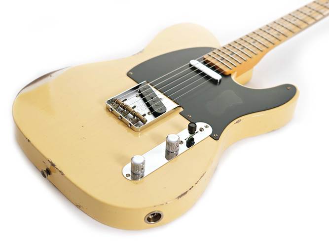 Fender Custom Shop 1950 Double Esquire Relic Faded Nocaster Blonde #R135122 Fender Custom Shop 1950 Double Esquire Relic Faded Nocaster Blonde #R135122