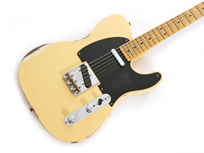 Fender Custom Shop 1950 Double Esquire Relic Faded Nocaster Blonde #R135122 Fender Custom Shop 1950 Double Esquire Relic Faded Nocaster Blonde #R135122