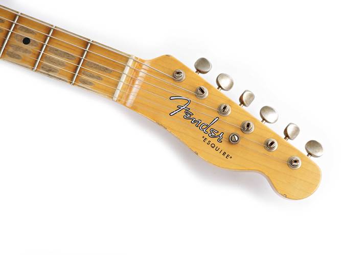 Fender Custom Shop 1950 Double Esquire Relic Faded Nocaster Blonde #R135122 Fender Custom Shop 1950 Double Esquire Relic Faded Nocaster Blonde #R135122