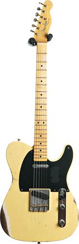 Fender Custom Shop 1950 Double Esquire Relic Faded Nocaster Blonde guitarguitar spec #R126680