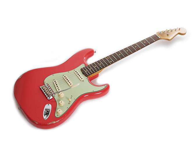 Fender Custom Shop Late 62 Stratocaster Relic Closet Classic Hardware Fiesta Red #CZ575756 Fender Custom Shop Late 62 Stratocaster Relic Closet Classic Hardware Fiesta Red #CZ575756
