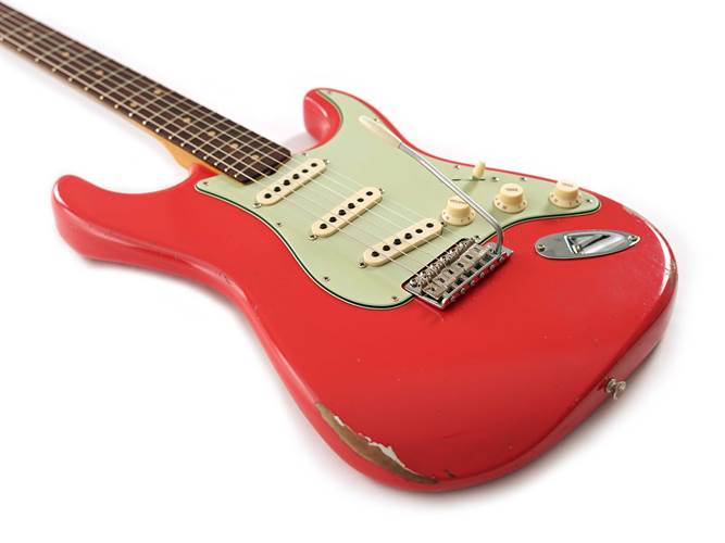 Fender Custom Shop Late 62 Stratocaster Relic Closet Classic Hardware Fiesta Red #CZ575756 Fender Custom Shop Late 62 Stratocaster Relic Closet Classic Hardware Fiesta Red #CZ575756