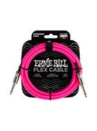 Ernie Ball Flex Instrument Cable Straight/Straight 10ft Pink