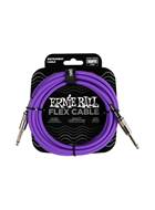 Ernie Ball Flex Instrument Cable Straight/Straight 10ft Purple