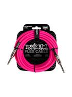 Ernie Ball Flex Instrument Cable Straight/Straight 20ft Pink