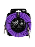Ernie Ball Flex Instrument Cable Straight/Straight 20ft Purple