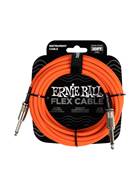 Ernie Ball Flex Instrument Cable Straight/Straight 20ft Orange