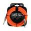 Ernie Ball Flex Instrument Cable Straight/Straight 20ft Orange Front View