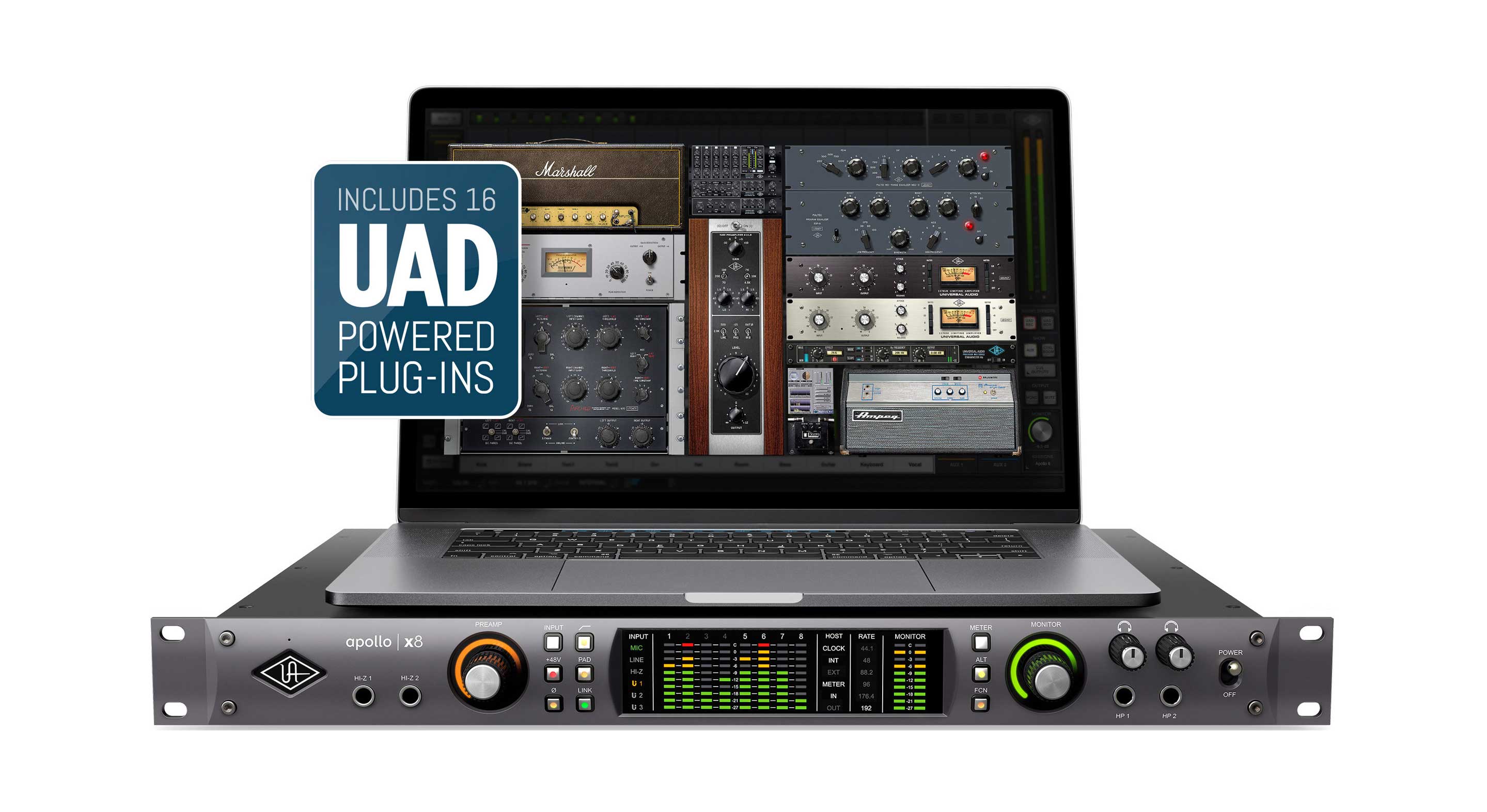 Universal Audio Apollo x8 With Sphere LX Microphone