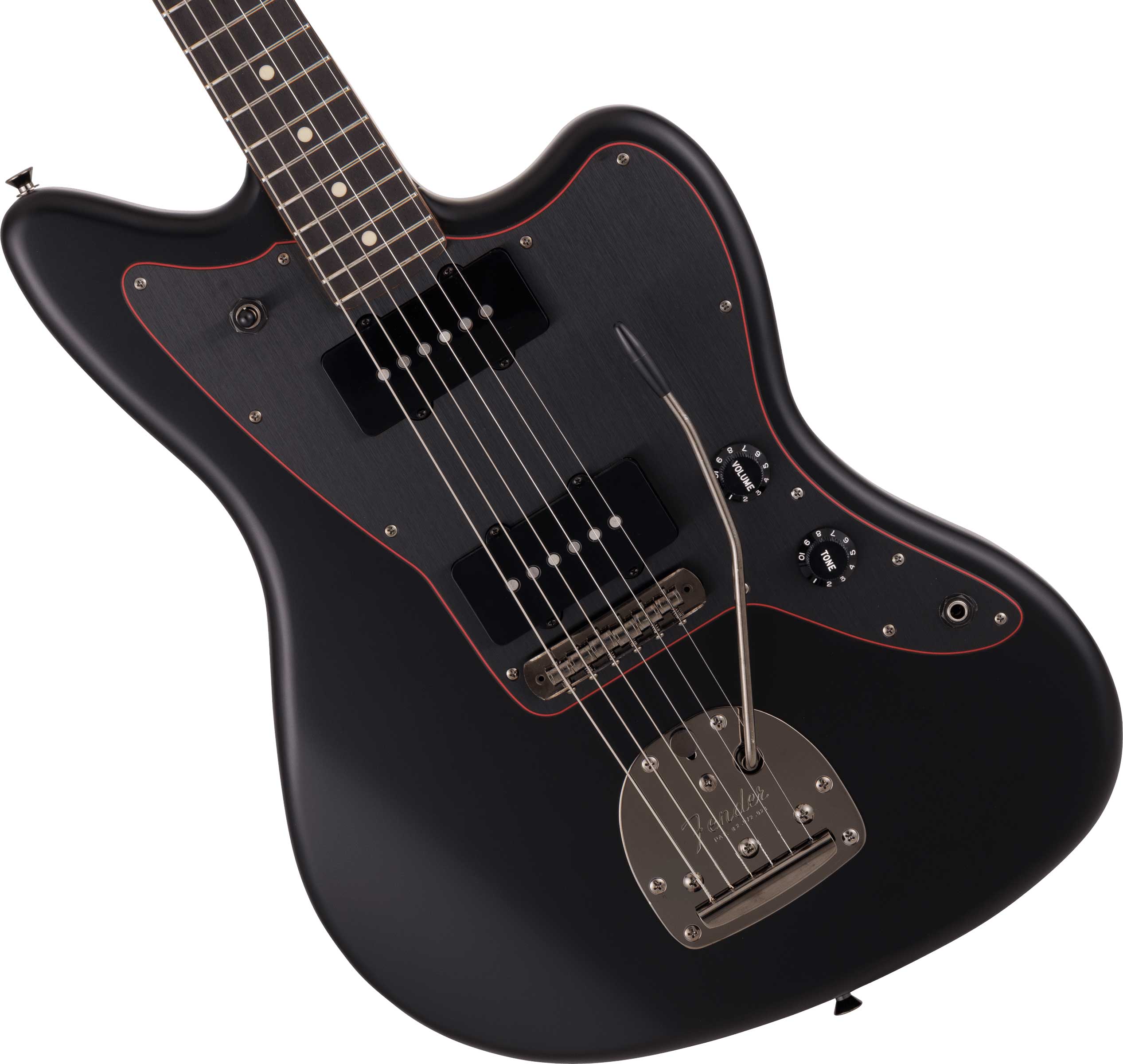 Fender Made in Japan Limited Hybrid II Jazzmaster Noir Rosewood Fingerboard Black