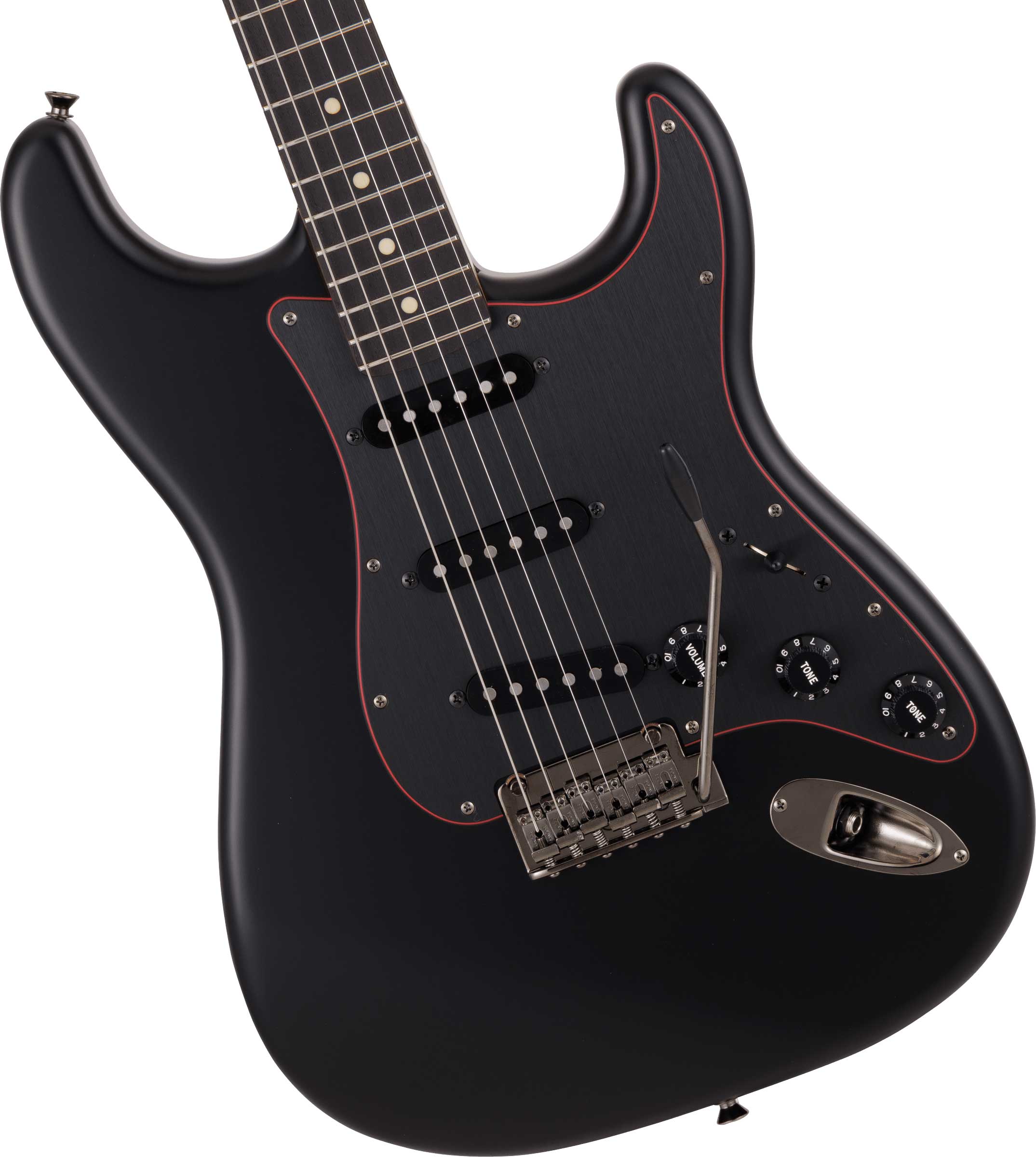 Fender Made in Japan Limited Hybrid II Stratocaster Noir Rosewood Fingerboard Black