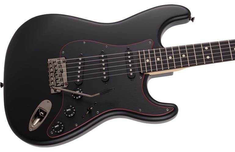 Fender Made in Japan Limited Hybrid II Stratocaster Noir Rosewood Fingerboard Black Fender Made in Japan Limited Hybrid II Stratocaster Noir Rosewood Fingerboard Black