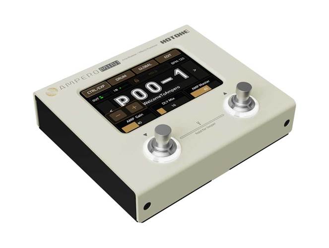Hotone Ampero Mini Amp Modeler and Multi Effects Processor Pedal Vanilla Hotone Ampero Mini Amp Modeler and Multi Effects Processor Pedal Vanilla