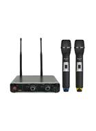 Chord SU20 Dual UHF Handheld Microphone Set Blue + Yellow