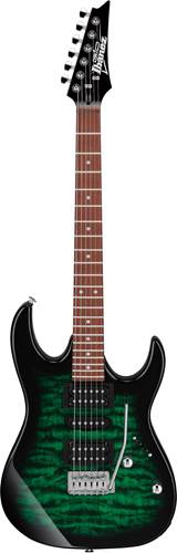 Ibanez GRX70QA Transparent Emerald Burst guitarguitar Exclusive Ibanez GRX70QA Transparent Emerald Burst guitarguitar Exclusive