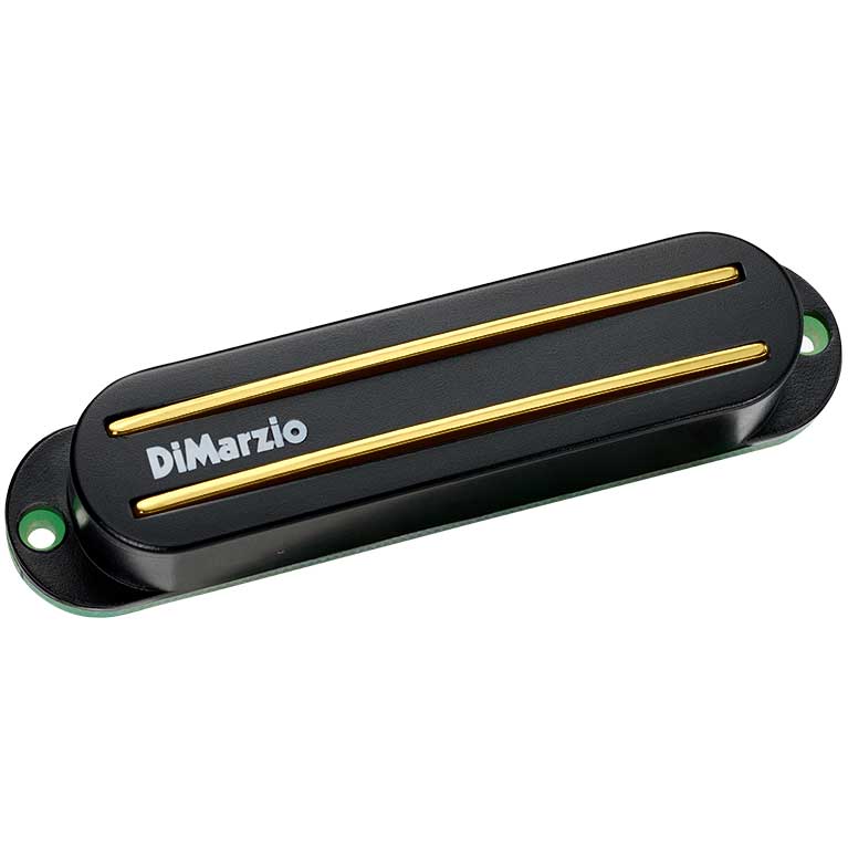 DiMarzio DP186BK+G The Cruiser Neck Pickup Black + Gold Poles Humbucker Pickup