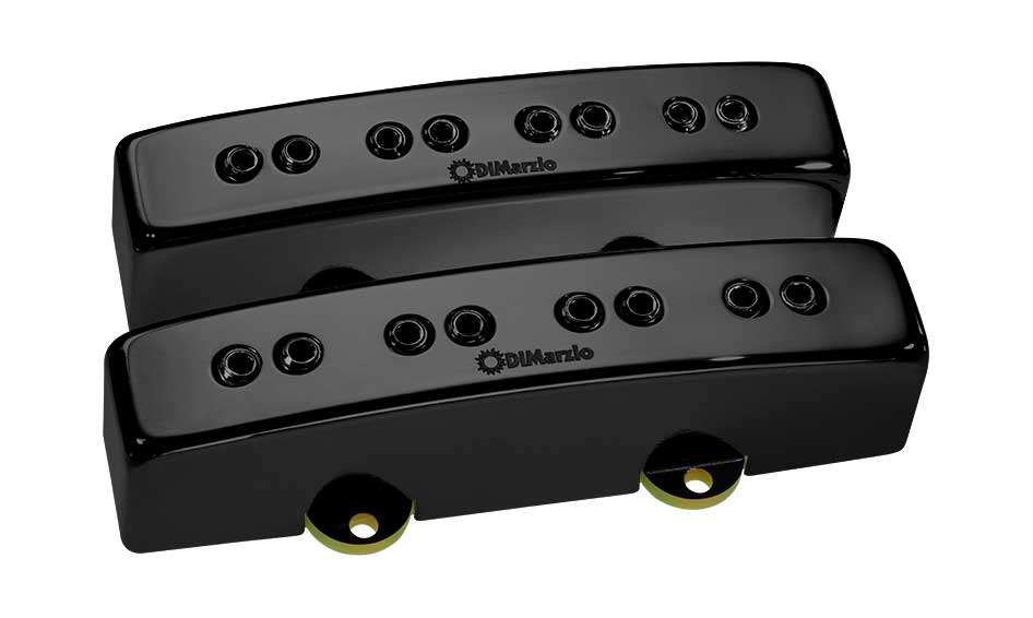 DiMarzio DP302GB Relentless J Bass Pickup Set Gloss Black Cover