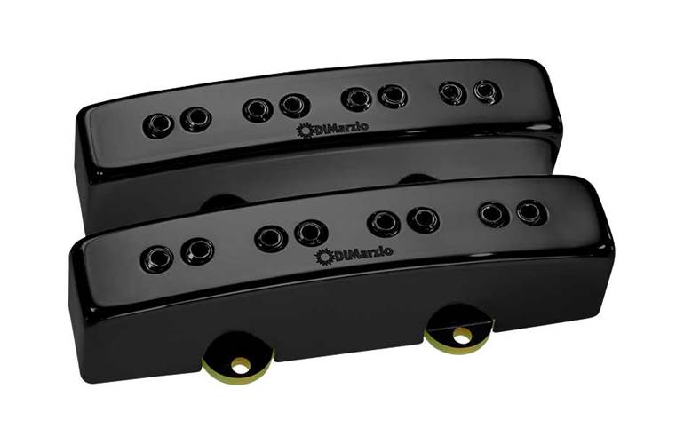 DiMarzio DP302GB Relentless J Bass Pickup Set Gloss Black Cover