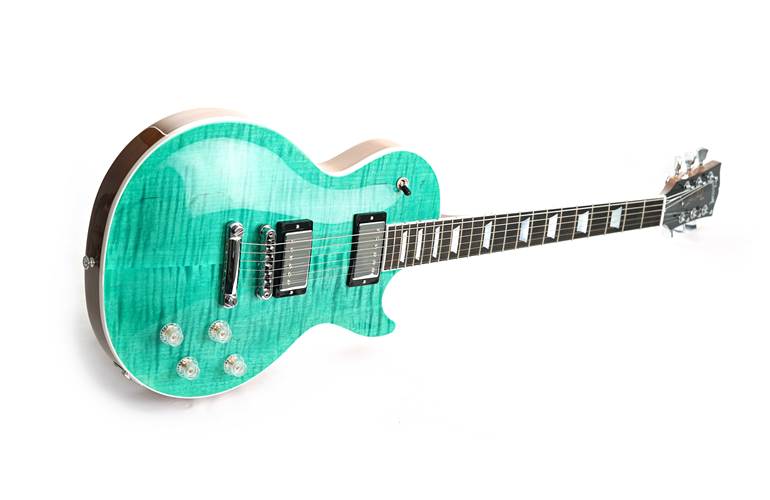 Gibson Les Paul Modern Figured Seafoam Green #214240157 Gibson Les Paul Modern Figured Seafoam Green #214240157