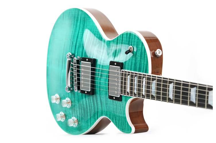 Gibson Les Paul Modern Figured Seafoam Green #214240157 Gibson Les Paul Modern Figured Seafoam Green #214240157