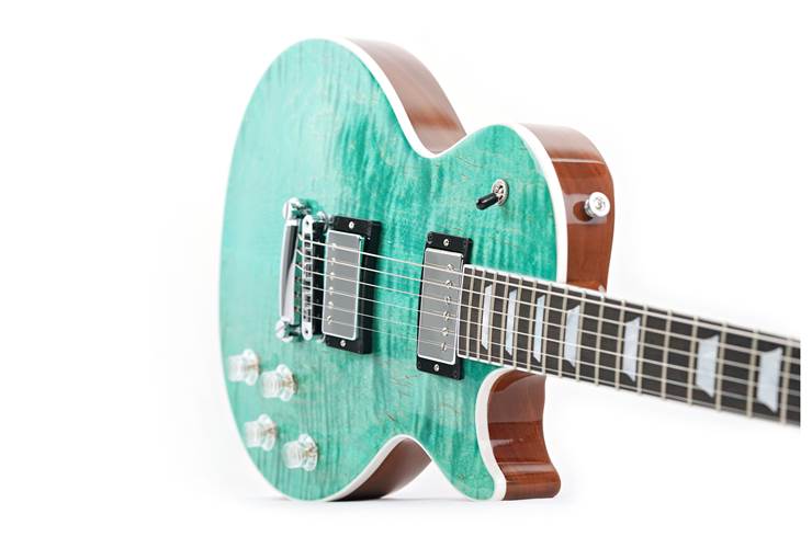 Gibson Les Paul Modern Figured Seafoam Green #214240274 Gibson Les Paul Modern Figured Seafoam Green #214240274