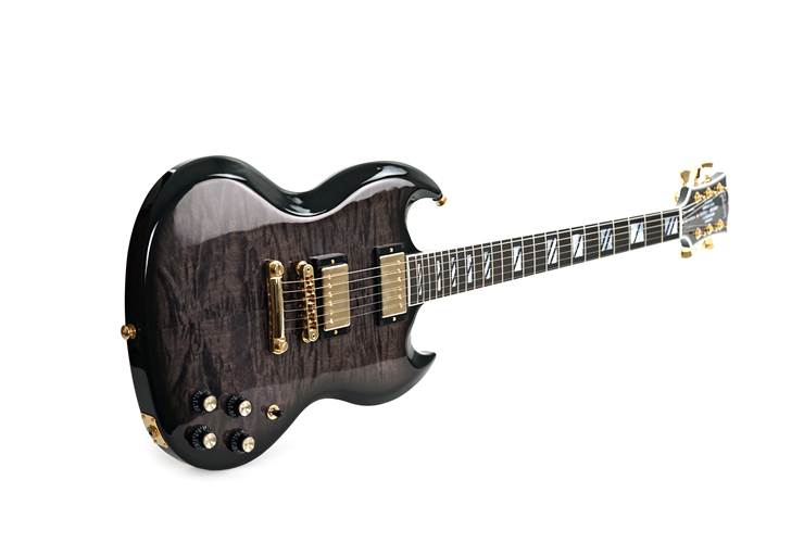 Gibson SG Supreme Translucent Ebony Burst #230640004 Gibson SG Supreme Translucent Ebony Burst #230640004
