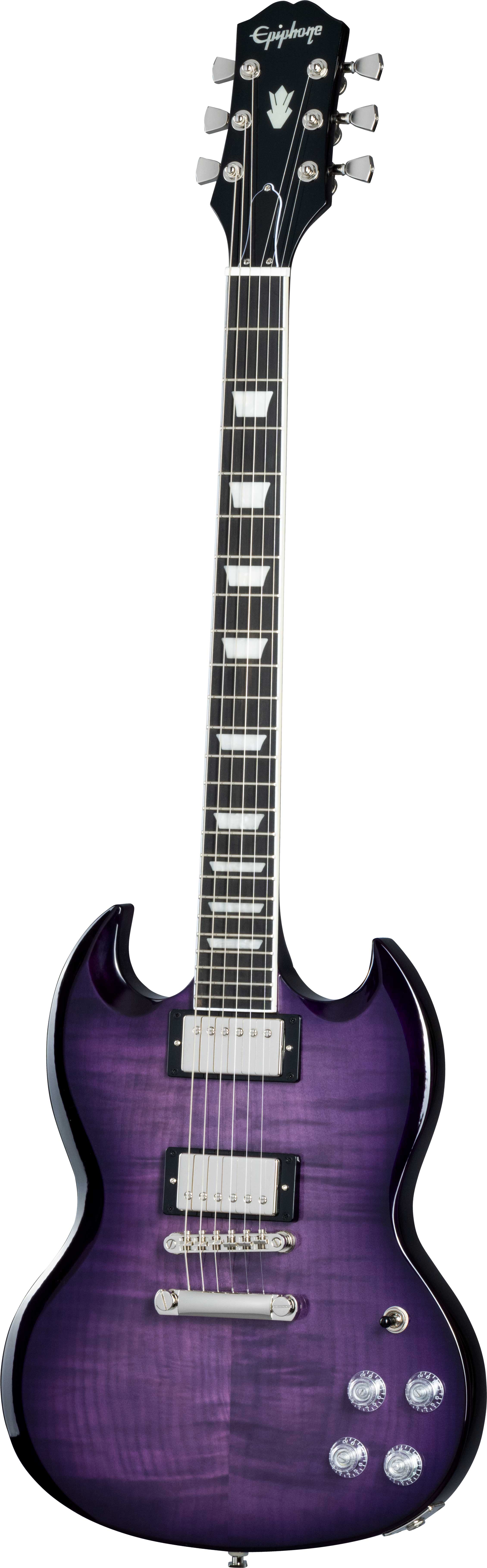 Epiphone SG Modern Figured Purple Burst guitarguitar