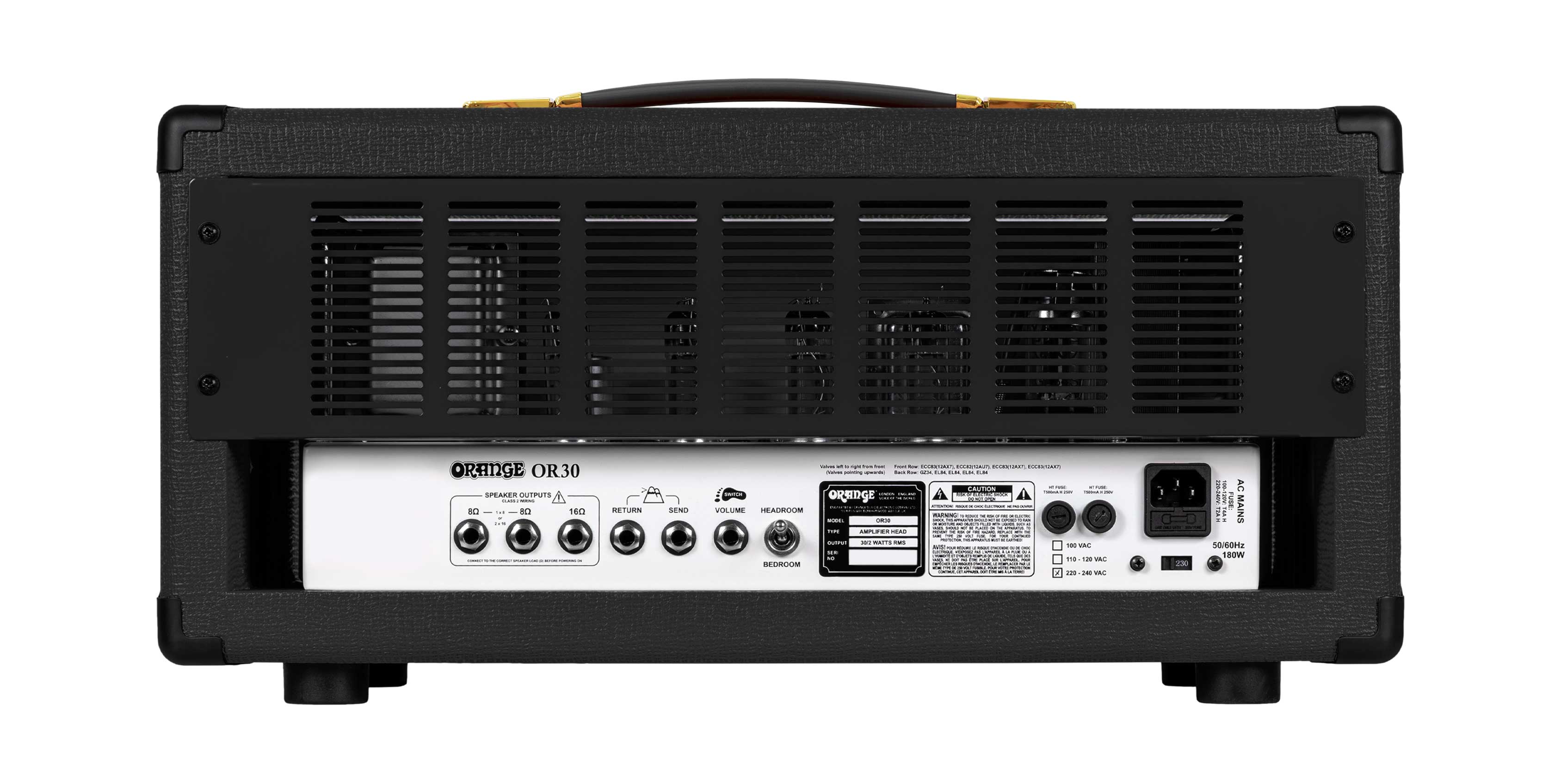 Orange OR30 Valve Amp Head Black
