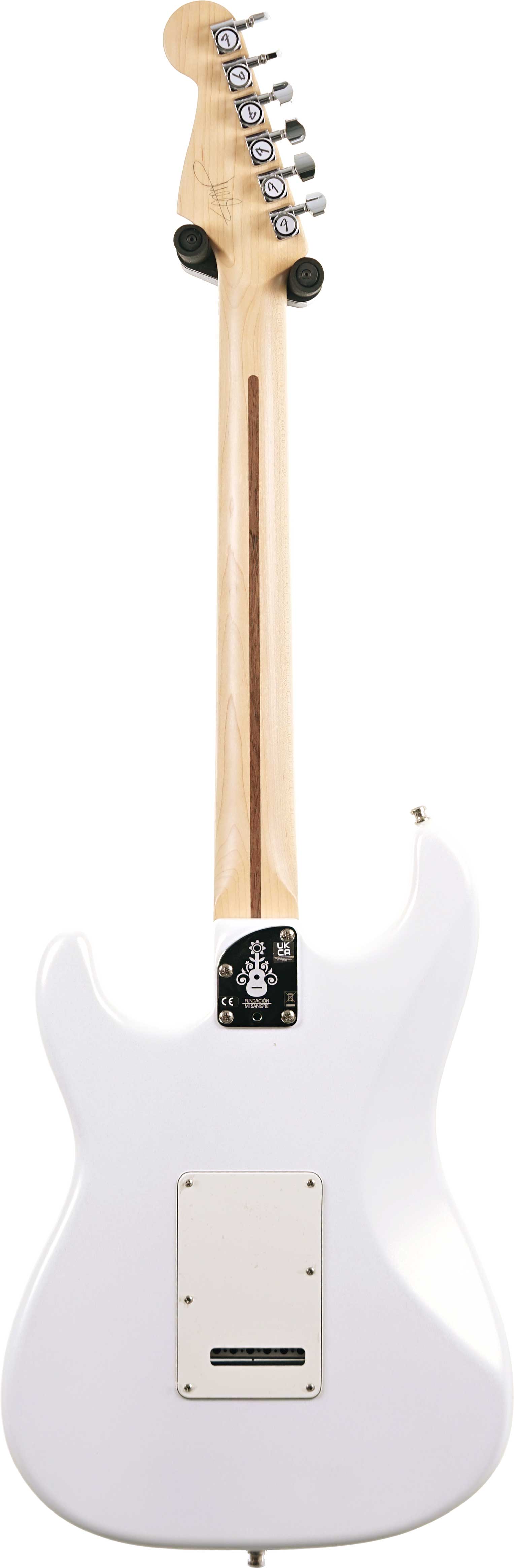 Fender Juanes Stratocaster Maple Fingerboard Luna White (Ex-Demo) #JL230372