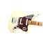 Fender Vintera II 70s Jaguar Maple Fingerboard Vintage White (Ex-Demo) #MX23134034 Front View