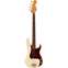 Fender Vintera II 60s Precision Bass Rosewood Fingerboard Olympic White Front View