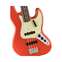 Fender Vintera II 60s Jazz Bass Rosewood Fingerboard Fiesta Red Front View