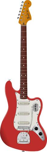 Fender Vintera II 60s Bass VI Rosewood Fingerboard Fiesta Red