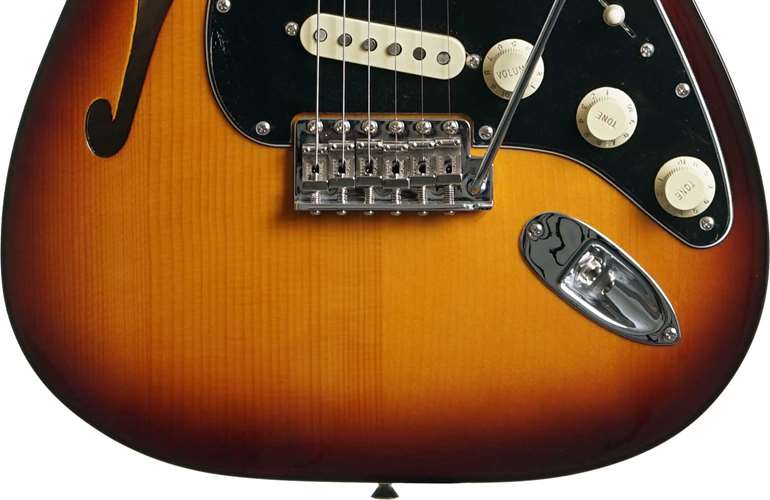 Fender Limited Edition Suona Stratocaster Thinline Violin Burst (Ex-Demo) #US23093451 Fender Limited Edition Suona Stratocaster Thinline Violin Burst (Ex-Demo) #US23093451