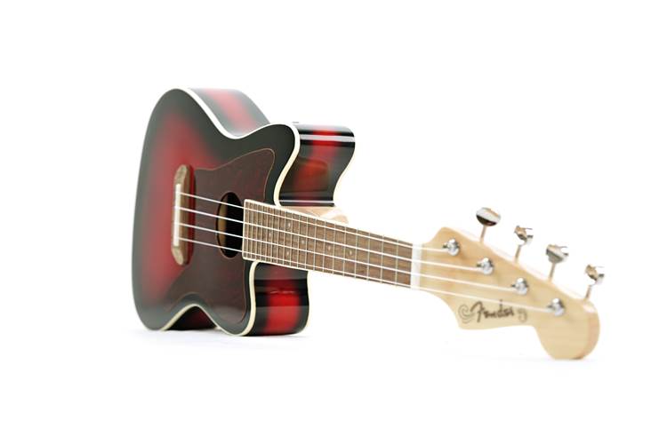 Fender Fullerton Jazzmaster Ukulele Concert 3 Color Sunburst Fender Fullerton Jazzmaster Ukulele Concert 3 Color Sunburst