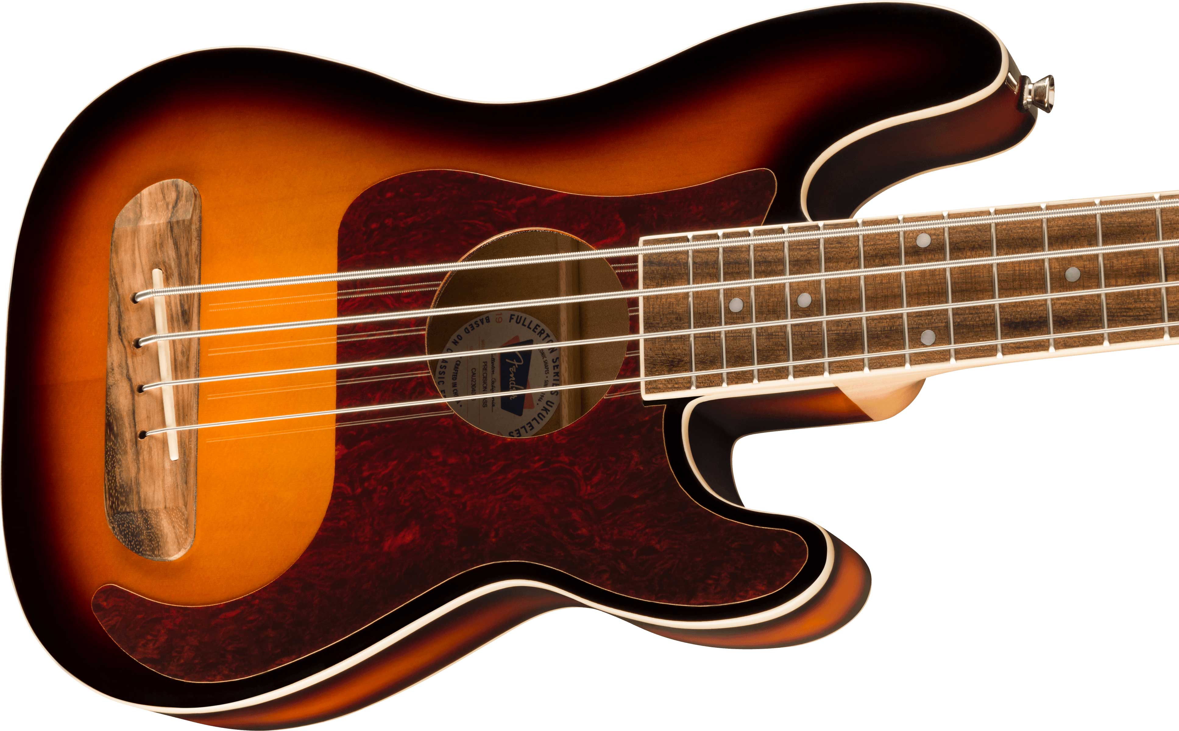Fender Fullerton Precision Bass Ukulele 3 Color Sunburst
