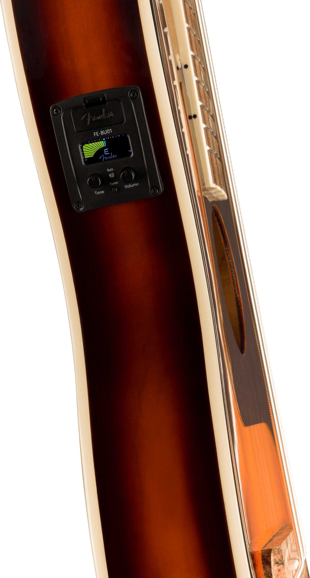 Fender Fullerton Precision Bass Ukulele 3 Color Sunburst