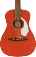 Fender Malibu Player Walnut Fingerboard Fiesta Red