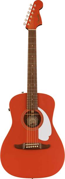 Fender Malibu Player Walnut Fingerboard Fiesta Red