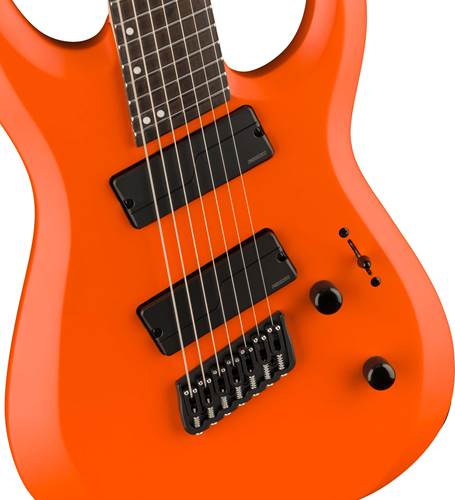Jackson Pro Plus Dinky MDK HT7 Multi-Scale Satin Orange Crush Jackson Pro Plus Dinky MDK HT7 Multi-Scale Satin Orange Crush