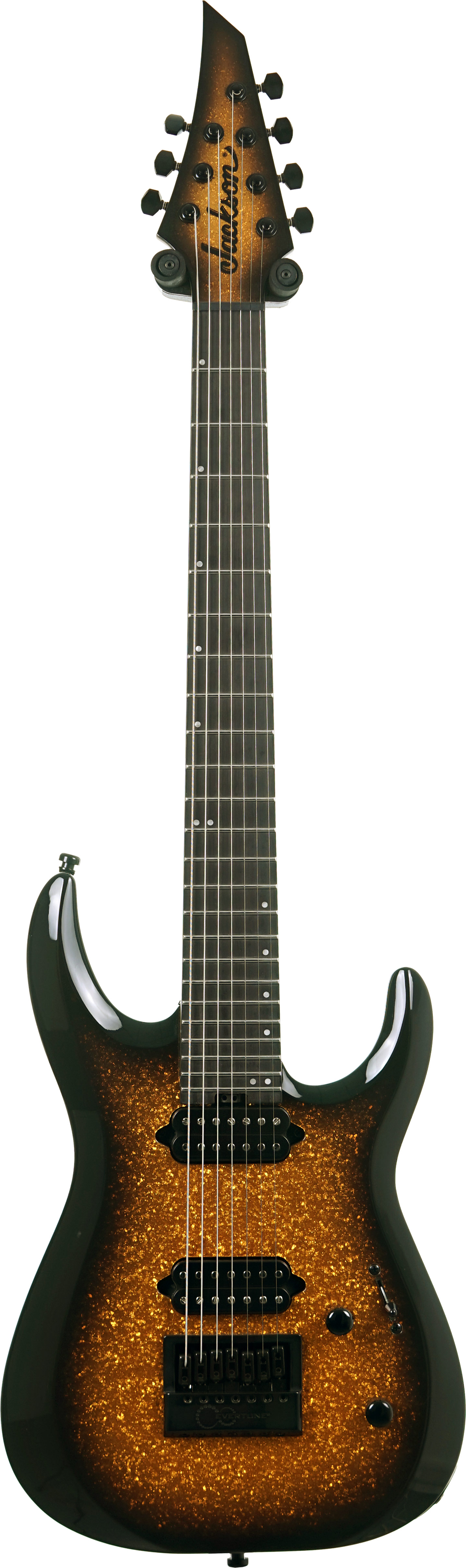 Jackson Pro Plus Dinky MDK Evertune 7 Gold Sparkle (Ex-Demo) #KWJ2401454