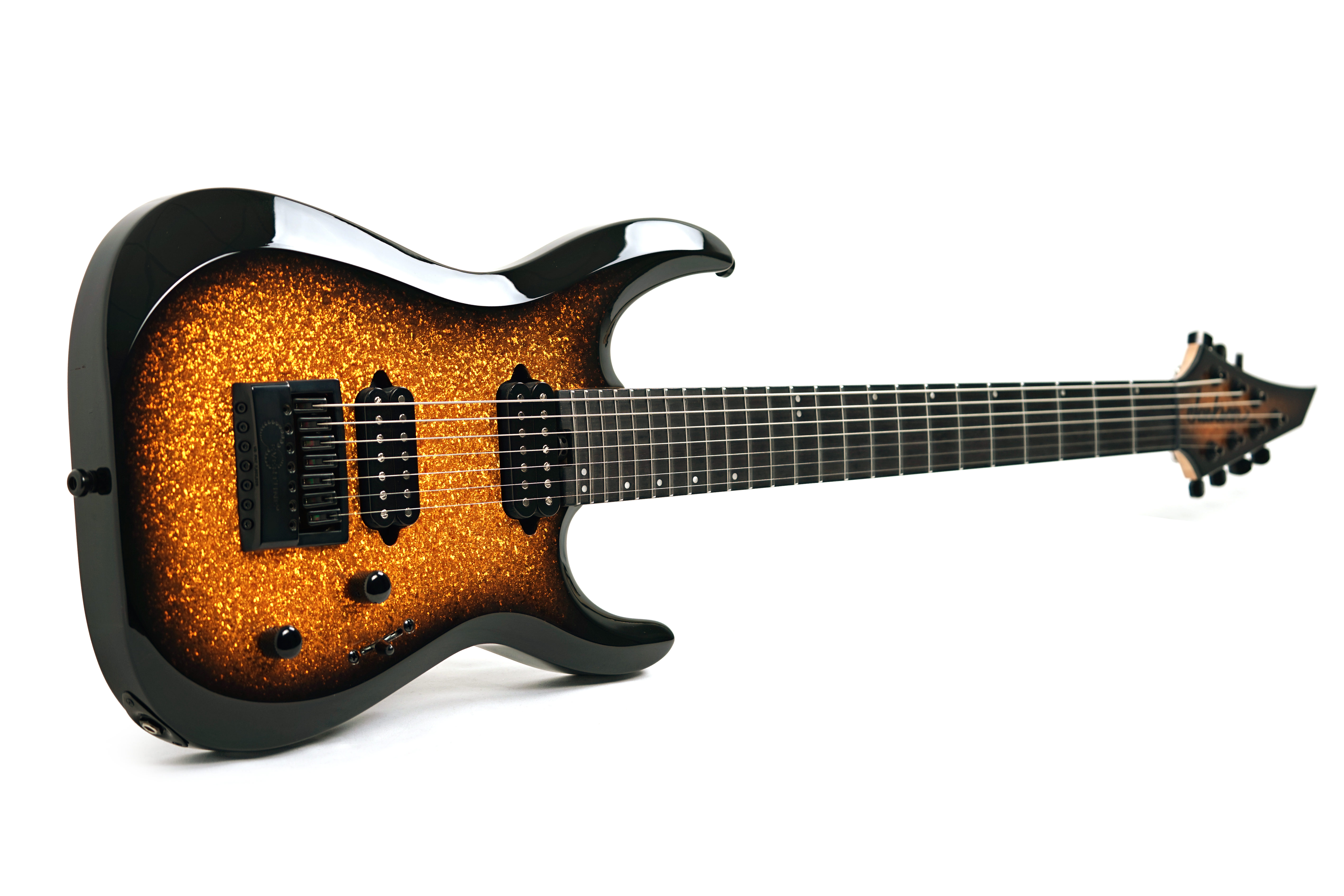 Jackson Pro Plus Dinky MDK Evertune 7 Gold Sparkle (Ex-Demo) #KWJ2401454