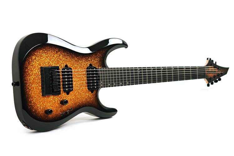 Jackson Pro Plus Dinky MDK Evertune 7 Gold Sparkle (Ex-Demo) #KWJ2401454 Jackson Pro Plus Dinky MDK Evertune 7 Gold Sparkle (Ex-Demo) #KWJ2401454