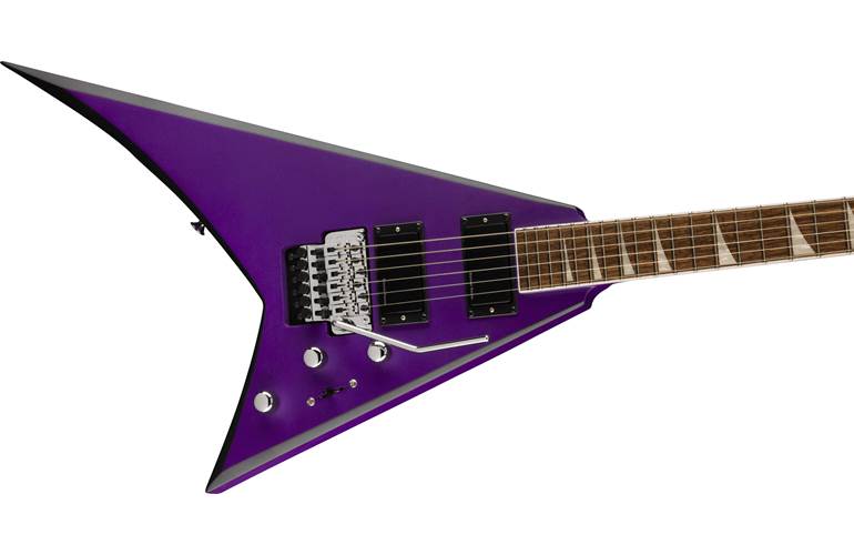 Jackson X Series Rhoads RRX24 Laurel Fingerboard Purple Metallic with Black Bevels Jackson X Series Rhoads RRX24 Laurel Fingerboard Purple Metallic with Black Bevels