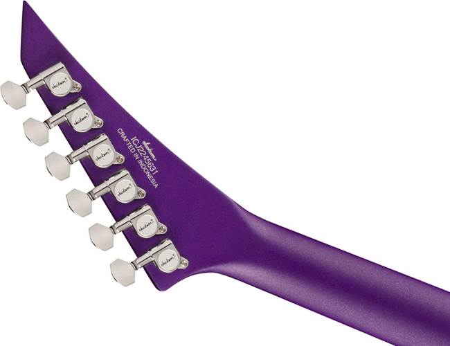 Jackson X Series Rhoads RRX24 Laurel Fingerboard Purple Metallic with Black Bevels Jackson X Series Rhoads RRX24 Laurel Fingerboard Purple Metallic with Black Bevels
