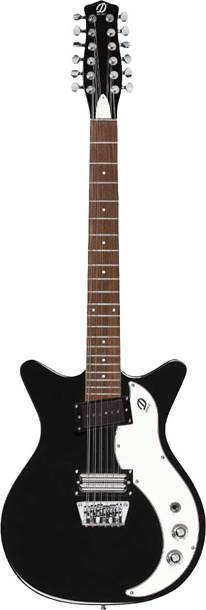 Danelectro DC59X 12 String Guitar Gloss Black