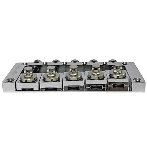 Floyd Rose FRRB519C Ray Ross Saddle-Less 5-String Bass Bridge 19mm Chrome Floyd Rose FRRB519C Ray Ross Saddle-Less 5-String Bass Bridge 19mm Chrome